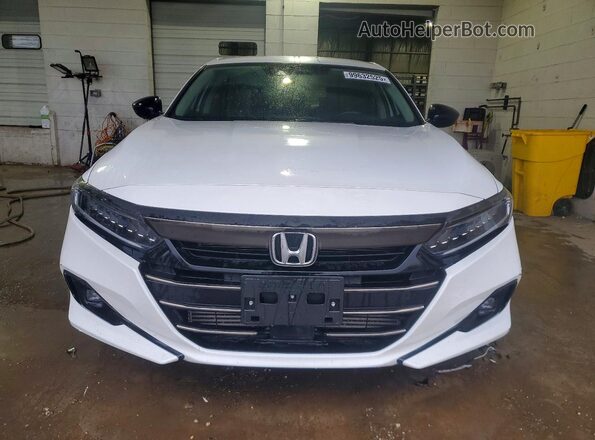 1HGCV1F42NA070911 2022 HONDA ACCORD White Widok z przodu