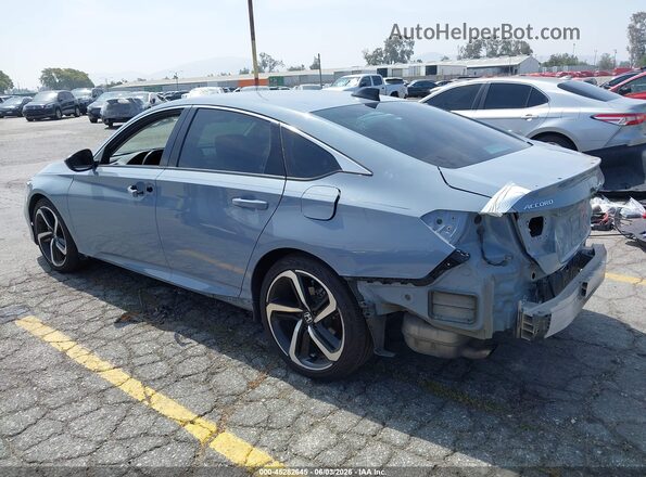1HGCV1F42NA074196 2022 HONDA ACCORD Blue Tył lewy