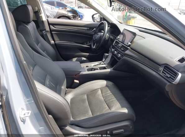 1HGCV1F42NA074196 2022 HONDA ACCORD Blue Widok wnętrza z przodu