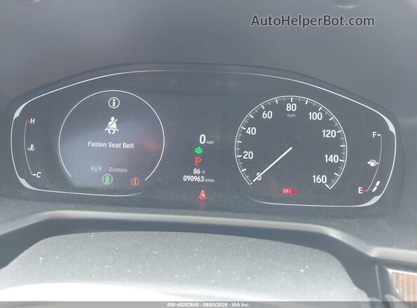 1HGCV1F42NA074196 2022 HONDA ACCORD Blue Widok tylnych siedzeń