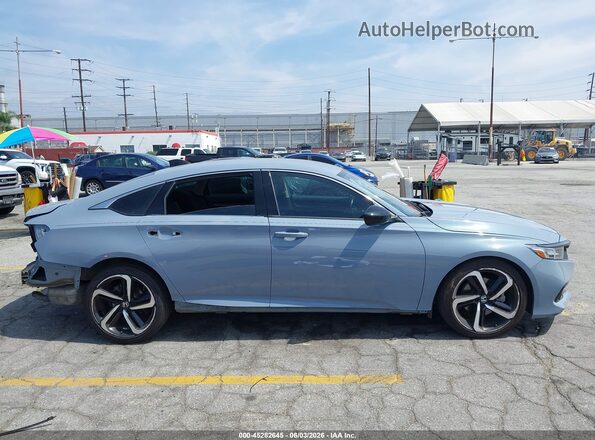 1HGCV1F42NA074196 2022 HONDA ACCORD Blue Widok wnętrza 360 stopni