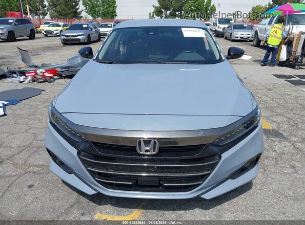 1HGCV1F42NA074196 2022 HONDA ACCORD Blue Widok wnętrza z tyłu