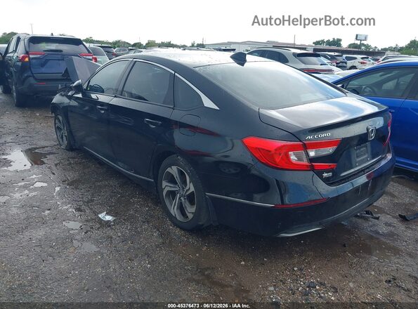 1HGCV1F43JA011408 2018 HONDA ACCORD Black Rear left