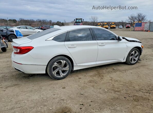 1HGCV1F43JA048734 2018 HONDA ACCORD White Tył prawy