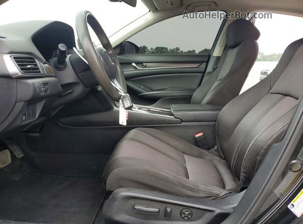 1HGCV1F43JA161454 2018 HONDA ACCORD Black Vista interior delantera