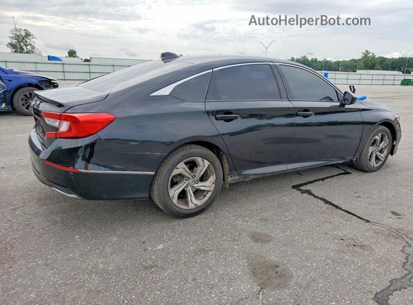 1HGCV1F43JA161454 2018 HONDA ACCORD Black Trasero derecho