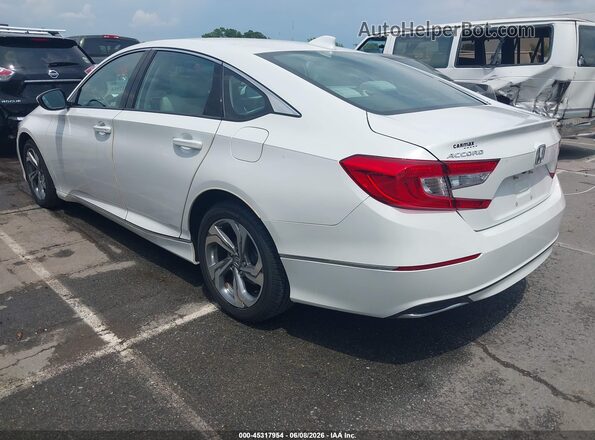 1HGCV1F43JA246908 2018 HONDA ACCORD White Հետևի ձախ