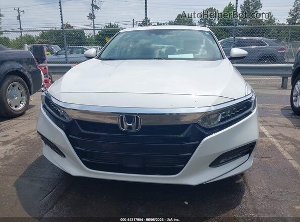 1HGCV1F43JA246908 2018 HONDA ACCORD White Սարքավորումների վահանակի տեսք