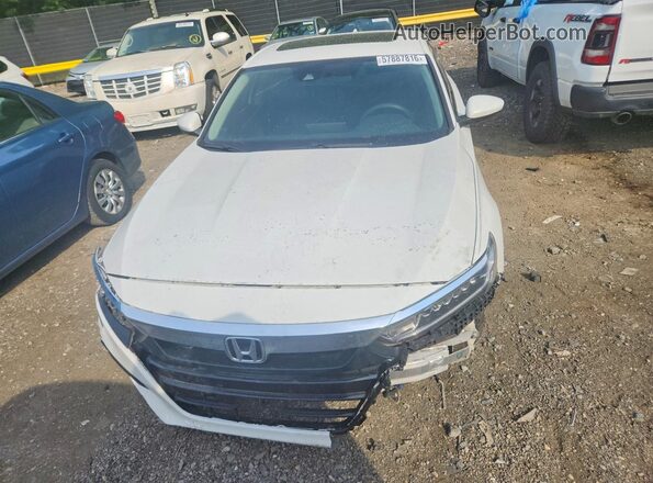 1HGCV1F43JA247346 2018 HONDA ACCORD Белый Вид спереди