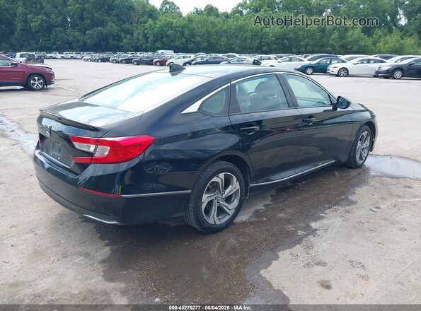 1HGCV1F43KA083484 2019 HONDA ACCORD Black Հետևի աջ