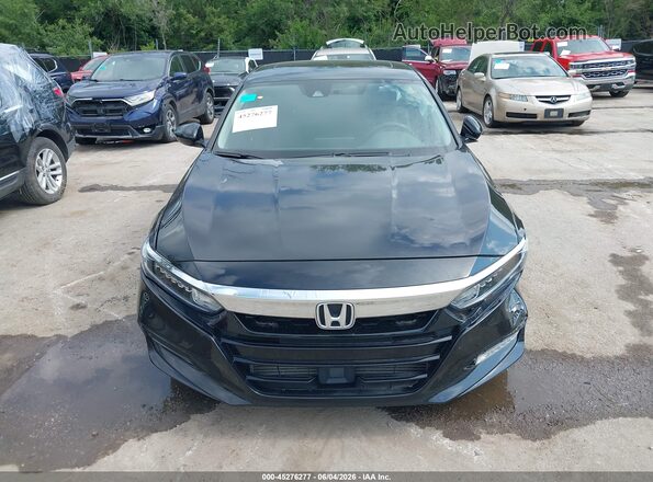 1HGCV1F43KA083484 2019 HONDA ACCORD Black Սարքավորումների վահանակի տեսք