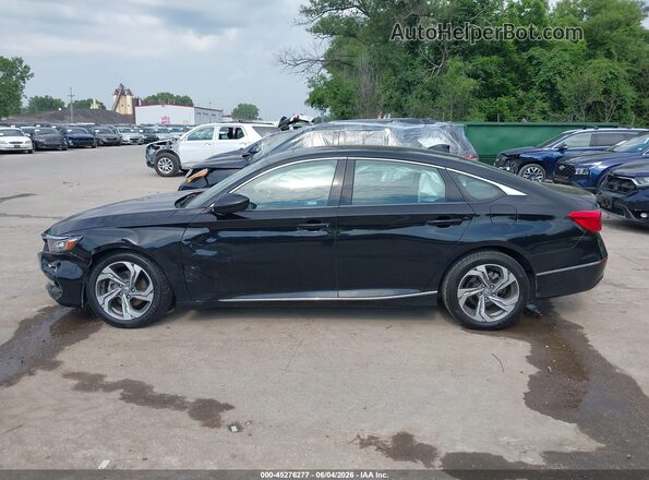 1HGCV1F43KA083484 2019 HONDA ACCORD Black Սալոնի 360 աստիճան տեսք