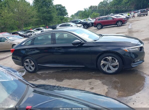 1HGCV1F43KA083484 2019 HONDA ACCORD Black Սալոնի հետևի տեսք