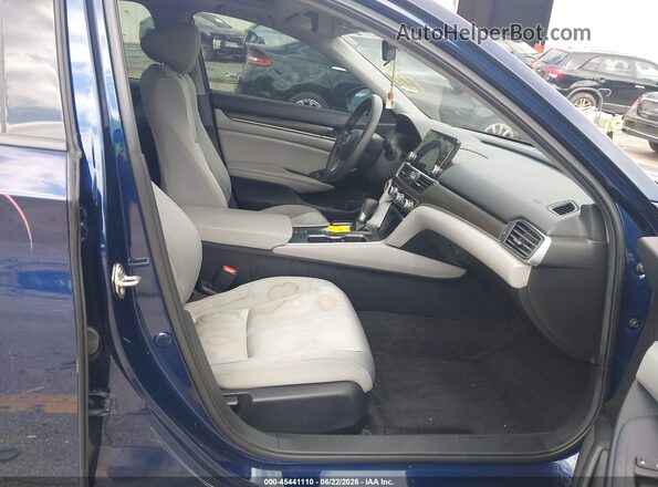 1HGCV1F43LA044508 2020 HONDA ACCORD Dark Blue წინა სალონის ხედი