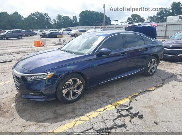 1HGCV1F43LA044508 2020 HONDA ACCORD Dark Blue წინა მარცხენა ხედი სამი მეოთხედიდან