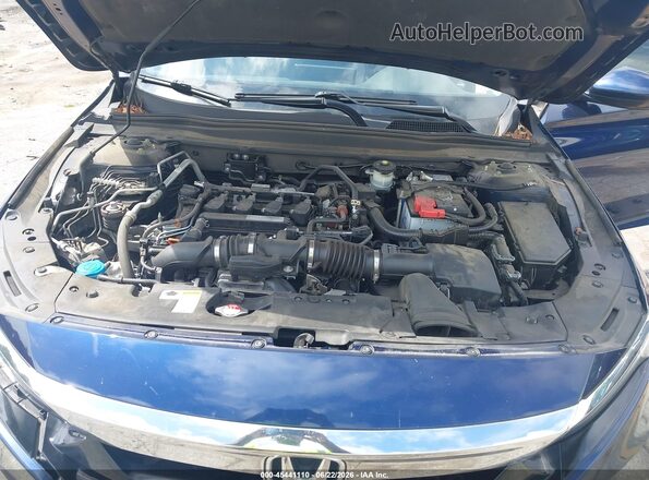1HGCV1F43LA044508 2020 HONDA ACCORD Dark Blue უკანა ხედი