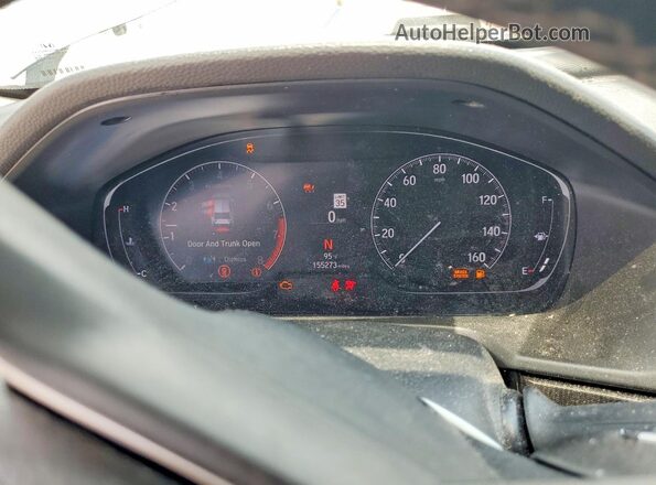1HGCV1F43MA007654 2021 HONDA ACCORD Синий Вид щитка приборов