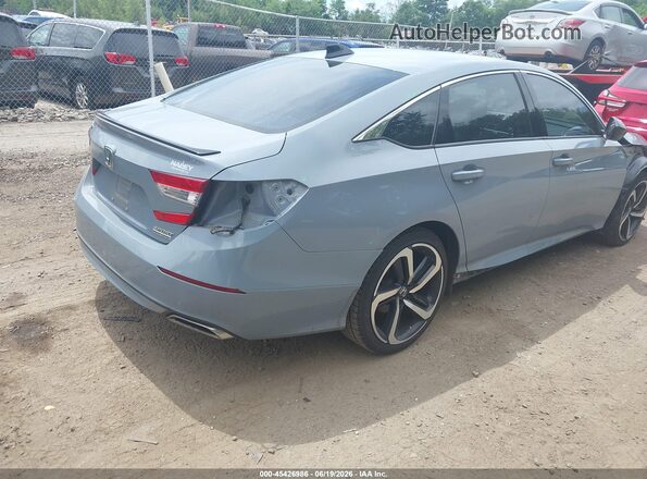 1HGCV1F43MA012725 2021 HONDA ACCORD Blue Rear right