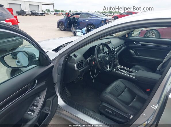 1HGCV1F43MA051704 2021 HONDA ACCORD Silver Widok wnętrza z przodu