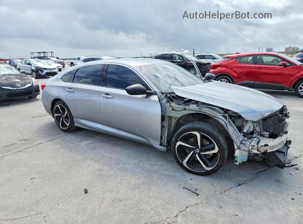 1HGCV1F43MA075324 2021 HONDA ACCORD Silver Առջևի աջ
