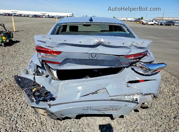 1HGCV1F43MA114218 2021 HONDA ACCORD Серый Вид сзади