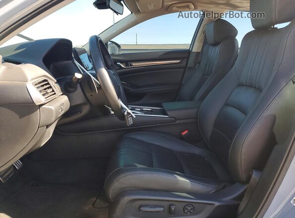 1HGCV1F43MA114218 2021 HONDA ACCORD Серый Вид салона спереди