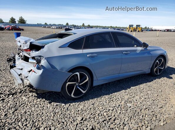 1HGCV1F43MA114218 2021 HONDA ACCORD Серый Задняя правая четверть