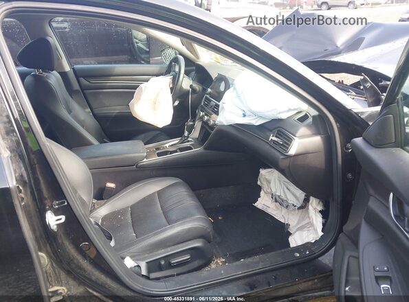 1HGCV1F43MA114977 2021 HONDA ACCORD Black Սալոնի դիմացի տեսք