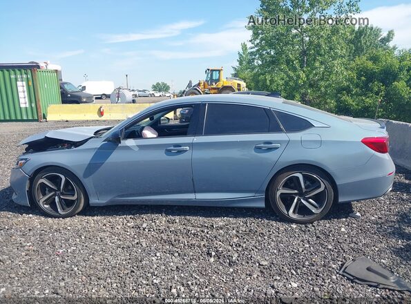 1HGCV1F43NA042177 2022 HONDA ACCORD Light Blue 