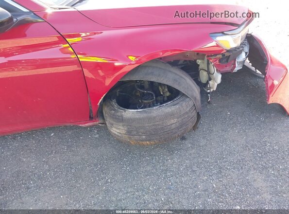 1HGCV1F43NA044835 2022 HONDA ACCORD Red Widok z przodu