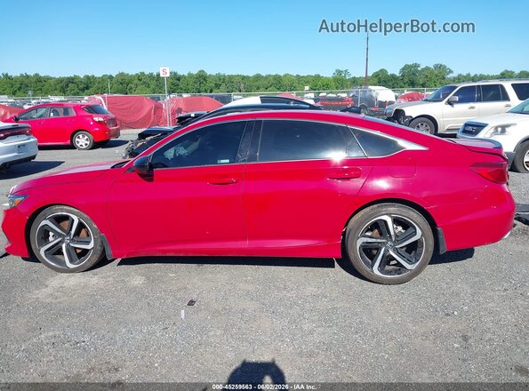 1HGCV1F43NA044835 2022 HONDA ACCORD Red Widok wnętrza 360 stopni