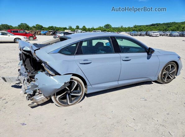 1HGCV1F43NA052899 2022 HONDA ACCORD Gray Հետևի աջ