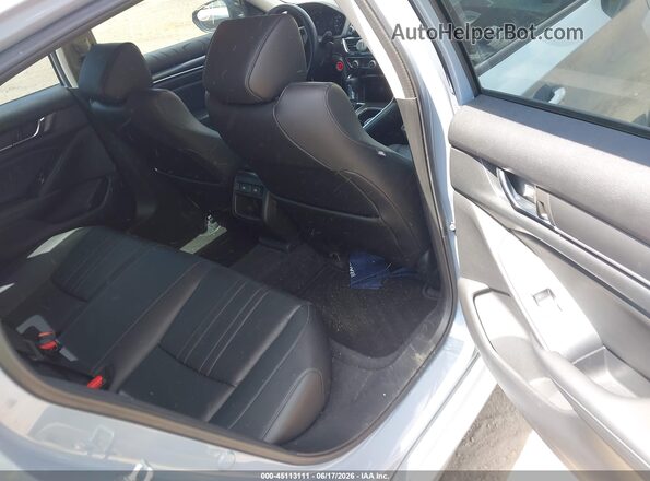1HGCV1F43NA092044 2022 HONDA ACCORD Gray Widok naklejki z numerem VIN