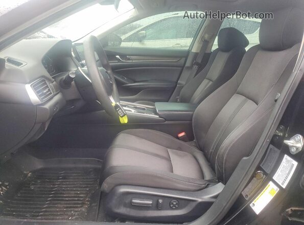 1HGCV1F44JA199999 2018 HONDA ACCORD Black Սալոնի դիմացի տեսք
