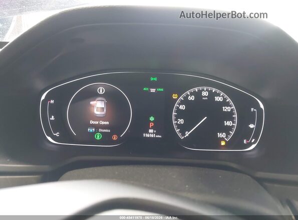 1HGCV1F44KA005537 2019 HONDA ACCORD Black Вид задніх сидінь