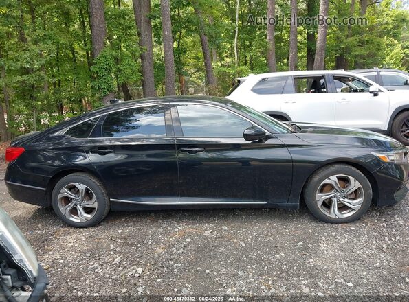 1HGCV1F44KA171170 2019 HONDA ACCORD Черный Вид задней части салона