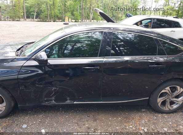 1HGCV1F44KA171170 2019 HONDA ACCORD Черный Вид спереди