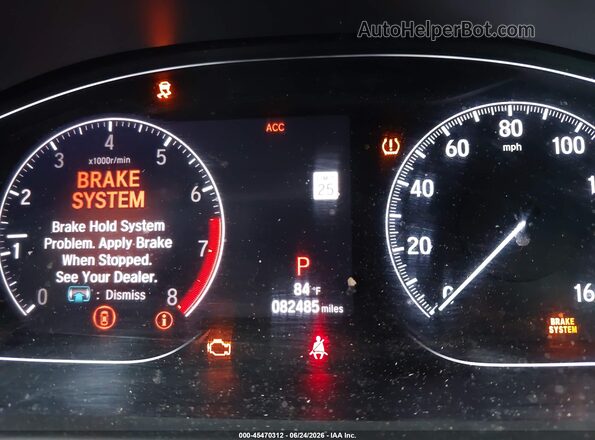 1HGCV1F44KA171170 2019 HONDA ACCORD Черный 