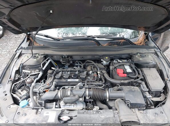 1HGCV1F44KA171170 2019 HONDA ACCORD Черный Вид сзади