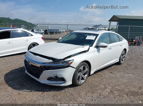 1HGCV1F44LA020136 2020 HONDA ACCORD White წინა მარცხენა ხედი სამი მეოთხედიდან