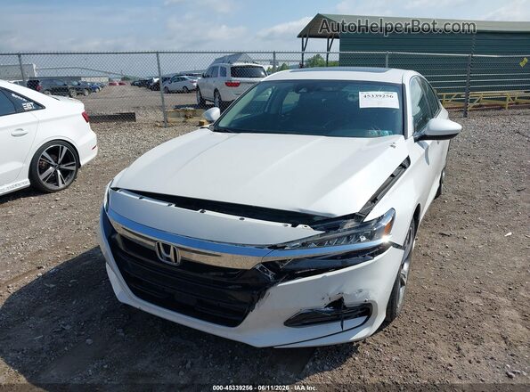 1HGCV1F44LA020136 2020 HONDA ACCORD White წინა ხედი