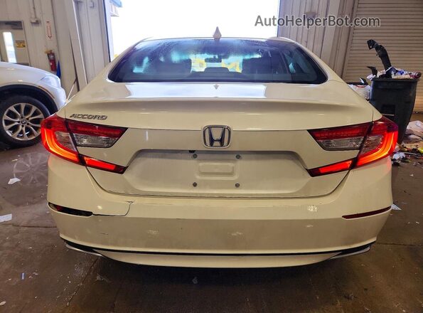 1HGCV1F44LA082040 2020 HONDA ACCORD White Rear view