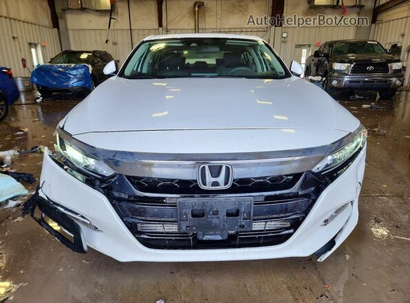 1HGCV1F44LA082040 2020 HONDA ACCORD White Front view