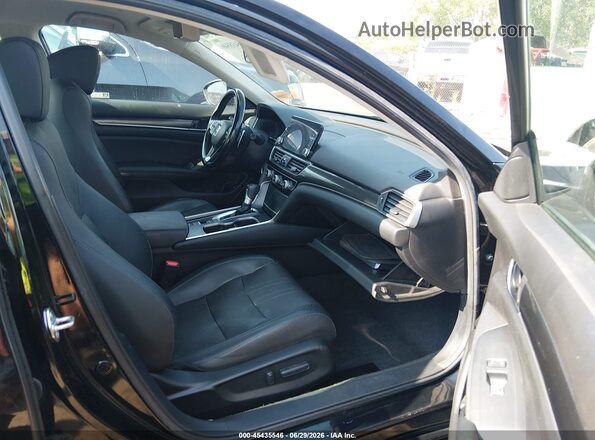 1HGCV1F44MA080225 2021 HONDA ACCORD Black Սալոնի դիմացի տեսք