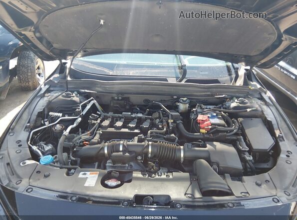 1HGCV1F44MA080225 2021 HONDA ACCORD Black Հետևի տեսք