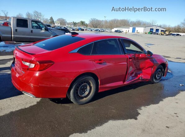 1HGCV1F44MA119119 2021 HONDA ACCORD Красный 