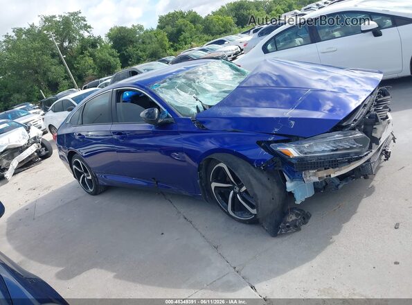 1HGCV1F44NA085961 2022 HONDA ACCORD Blue 