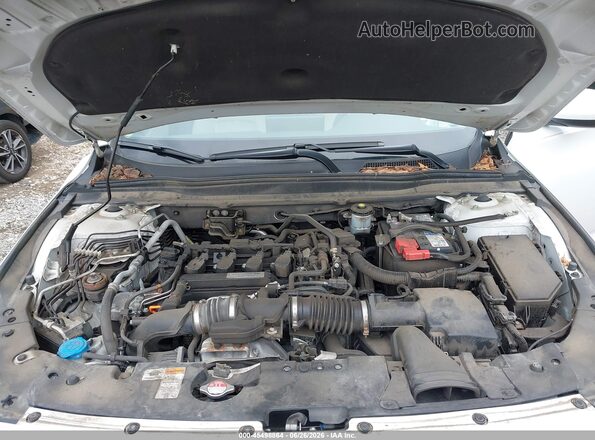 1HGCV1F45JA047097 2018 HONDA ACCORD White Հետևի տեսք