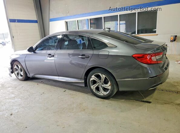 1HGCV1F45KA080019 2019 HONDA ACCORD Серый Задняя левая четверть