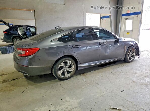 1HGCV1F45KA080019 2019 HONDA ACCORD Серый Задняя правая четверть